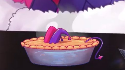 satoruzai's tweet photo. just realized bettelion are baked into the pie hes gonna eat us https://t.co/DCWAaTJoIw