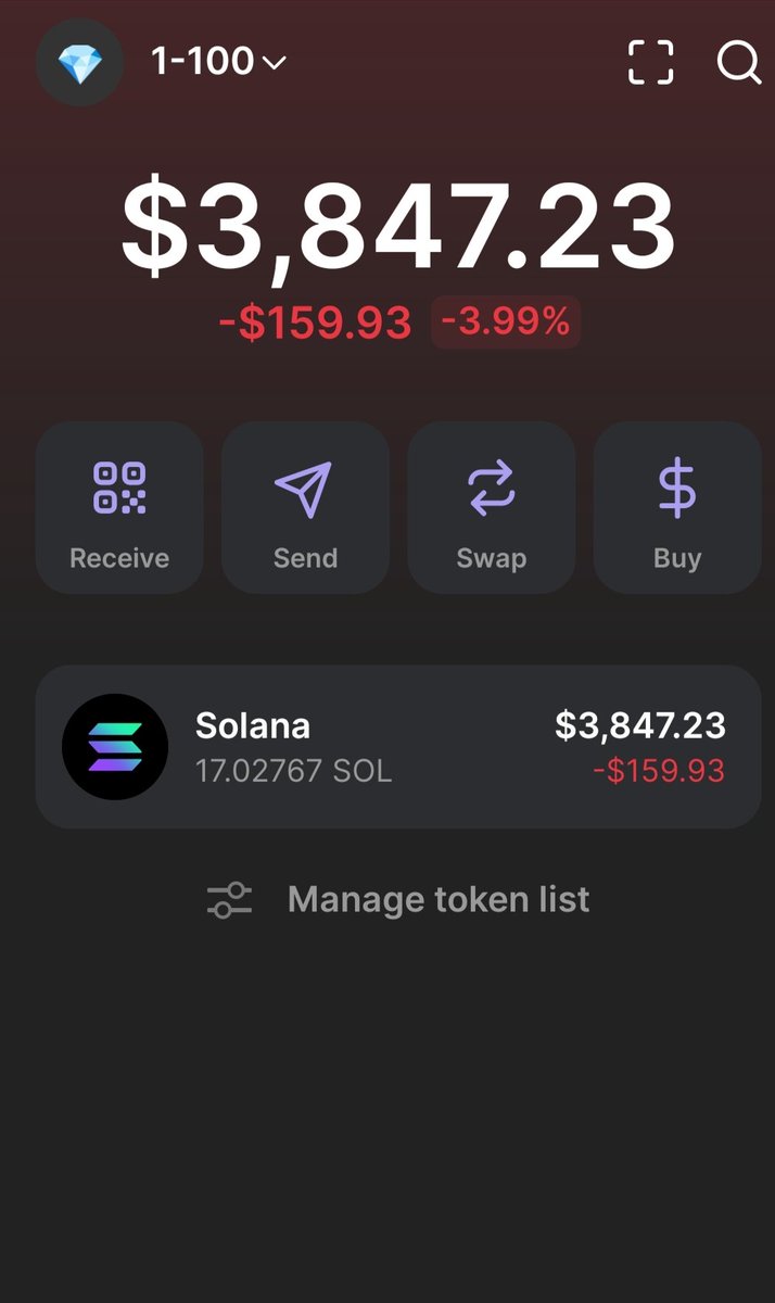 mut3ddd's tweet image. My challenge doing good. Got down last with .6sol left but now coming back. Lfg!