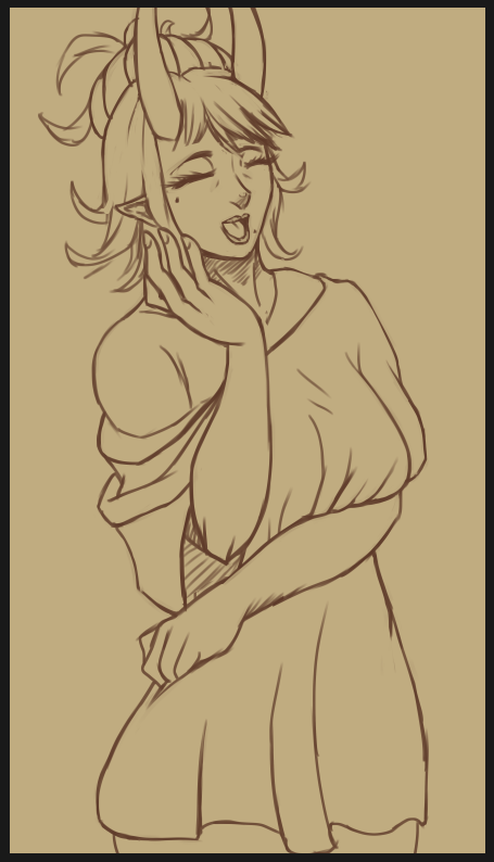 AranTheLichKing's tweet photo. WIP of the commission I'm working on :3
A very comfortable Oni hag~
#justDrawsha #art https://t.co/7Yoli2Jbnc