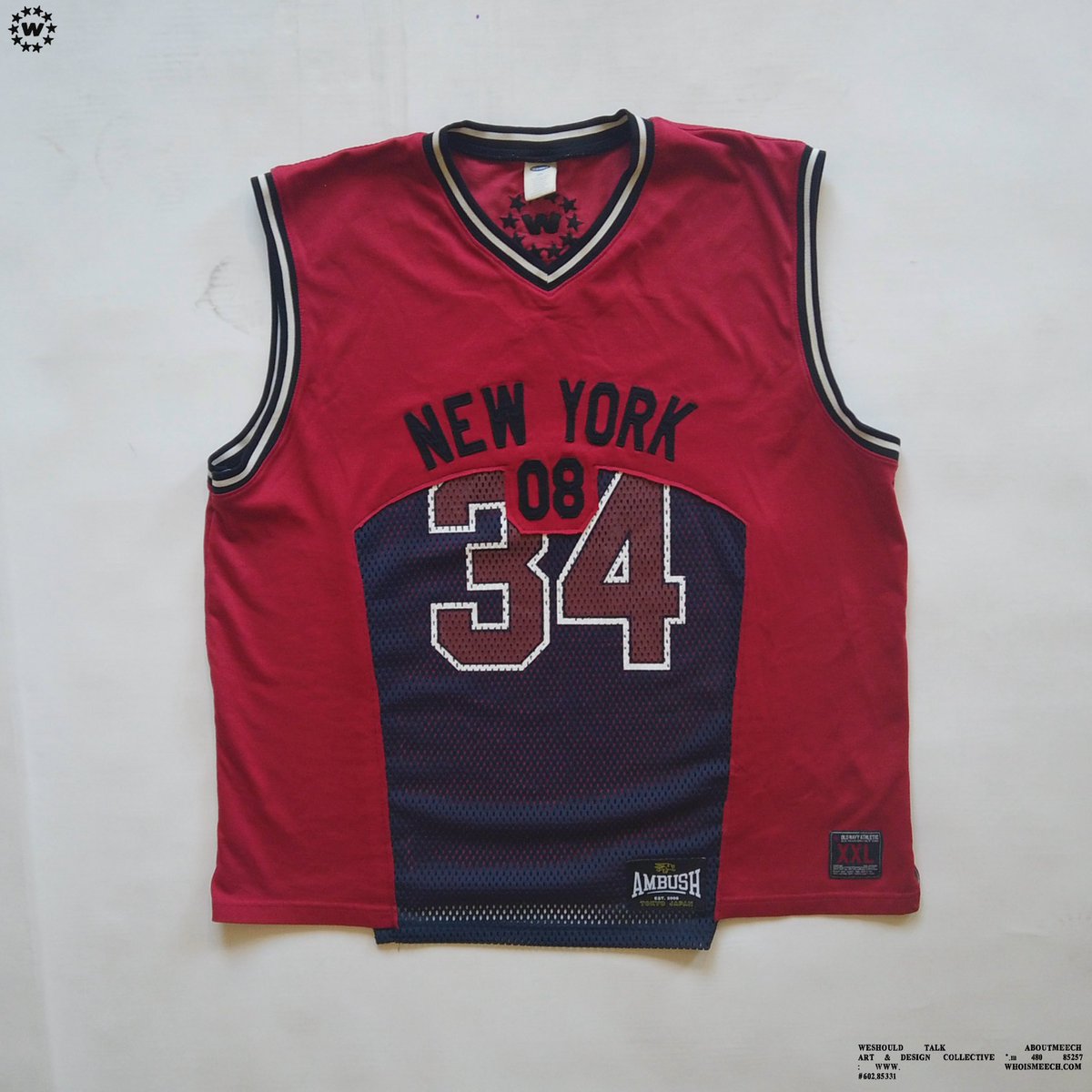 withoutmeech's tweet image. NY08 x Ambush Mesh Jersey 

whoismeech.com/products/ny-08…

#wstam #upcycledfashion #streetwear