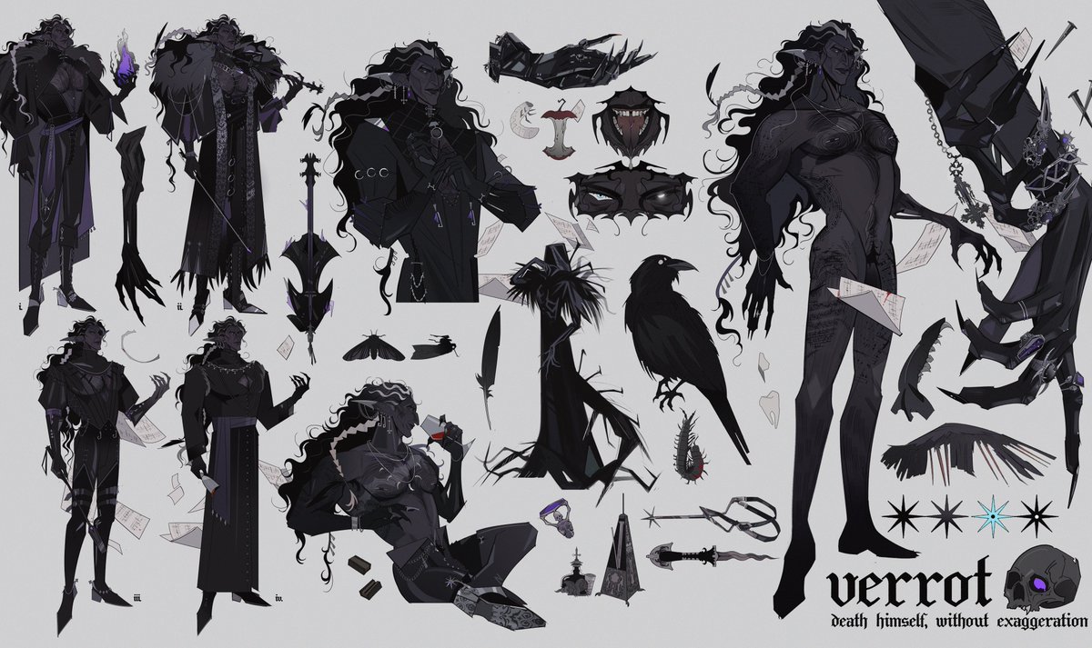 another reference for death. 
#oc