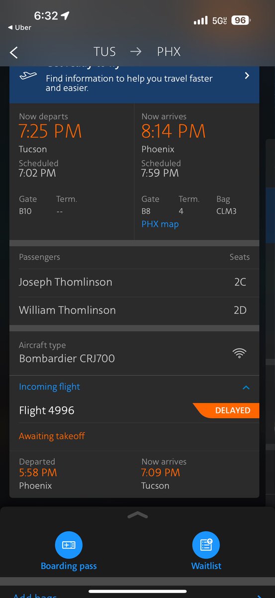 Do you <a href="/AmericanAir/">americanair</a> look for flights I’m on to delay?
