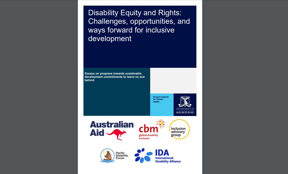 #PeopleWithDisabilities face disadvantage &amp; inequity. With the help of our experts we reflect on the challenges and opportunities for realising #Equity &amp; rights for people with disabilities by 2030. #DisabilityInclusion #IDPWD2024 
t.ly/0EWUt