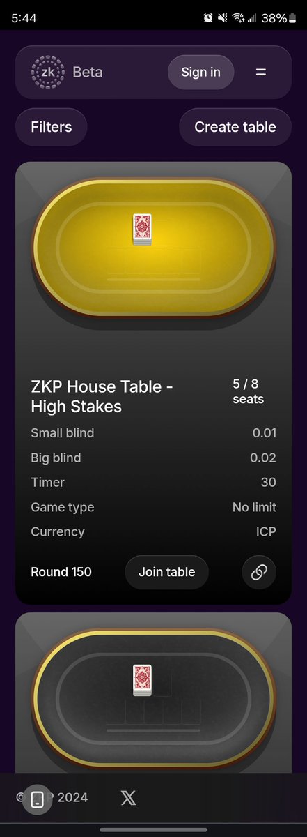 CrazyWorldTimez's tweet image. If you haven&apos;t tried it yet but like to press your luck with true on-chain randomness software...and want to get ready for #vegas! Then try @zkpokerapp at/click 
 zkpoker.app  all on the #ICP world computer! #unhackable