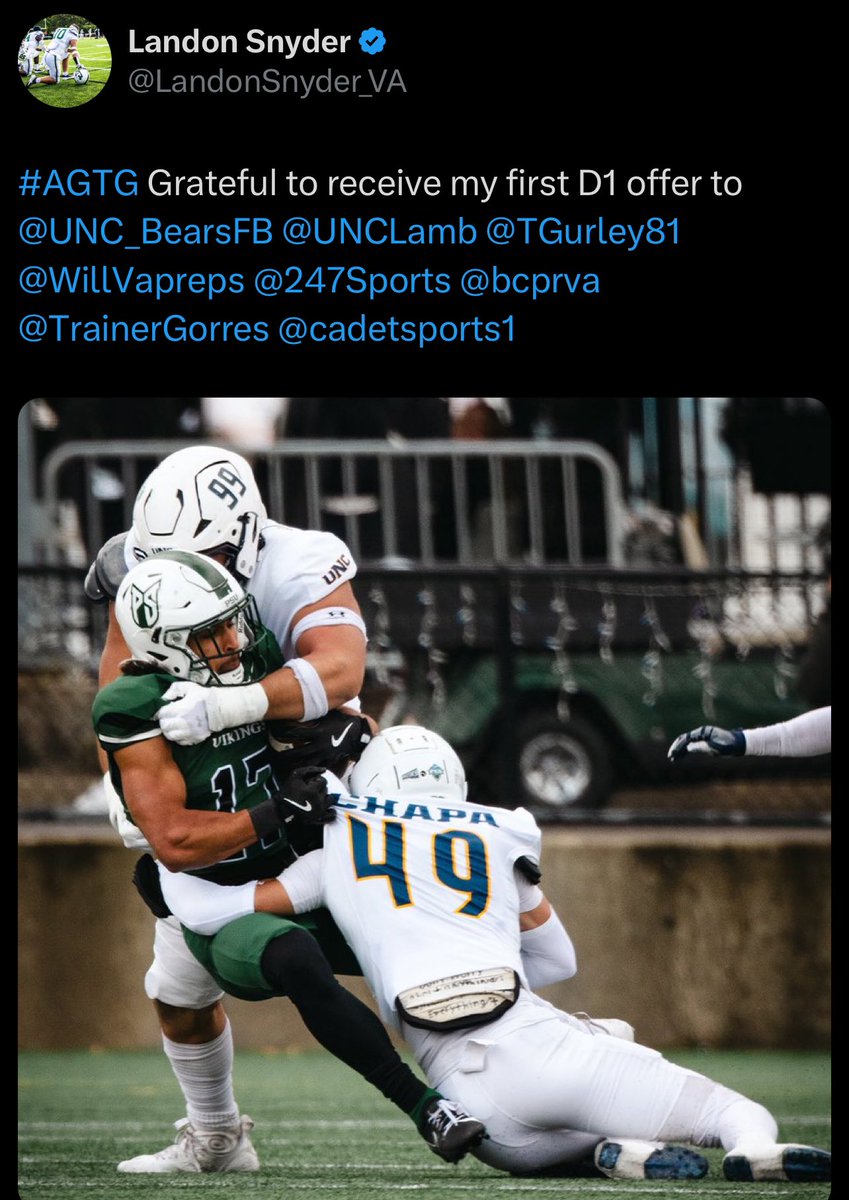 Tori Gurley (@tgurley81) on Twitter photo Congrats <a href="/LandonSnyder_VA/">Landon Snyder</a> on the <a href="/UNC_BearsFB/">Northern Colorado Football</a> offer!!! We get #offers & #results at Torigurley.com Sign Up Now!!! Congrats <a href="/LandonSnyder_VA/">Landon Snyder</a> on the <a href="/UNC_BearsFB/">Northern Colorado Football</a> offer!!! We get #offers & #results at Torigurley.com Sign Up Now!!!
