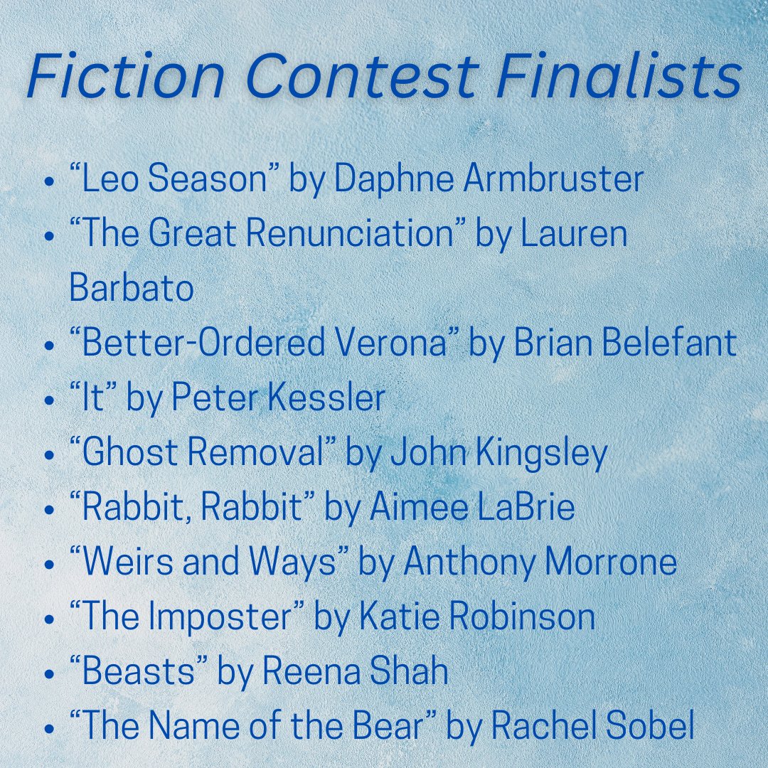ALitReview's tweet image. Congratulations to all of our 2024 ALR contest finalists and thank you to all who submitted! There were so many great works to read through. Here is our full list of finalists in all categories. Submissions will open back up June 2025.