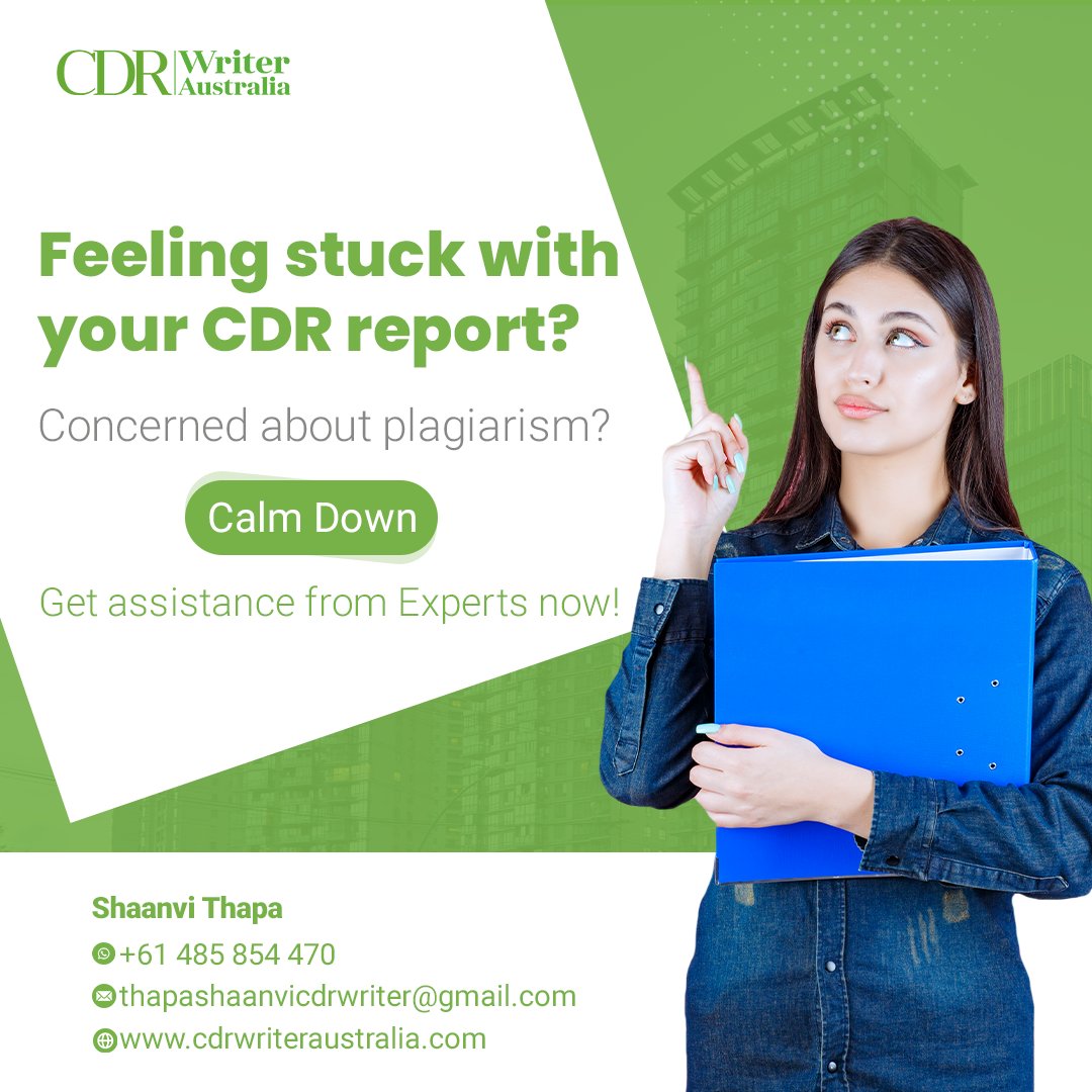 ShaanviThapa's tweet image. Feeling stuck with your CDR report?
Concerned about plagiarism?
Calm down
Get assistance from experts now!
For more detail contact Shaanvi Thapa💁‍♀️
+𝟲𝟭𝟰𝟴𝟱𝟴𝟱𝟰𝟰𝟳𝟬
What&apos;s app: vist.ly/3mnwt77
Facebook: vist.ly/3mnwt75
#skillassessment #CDRwriting