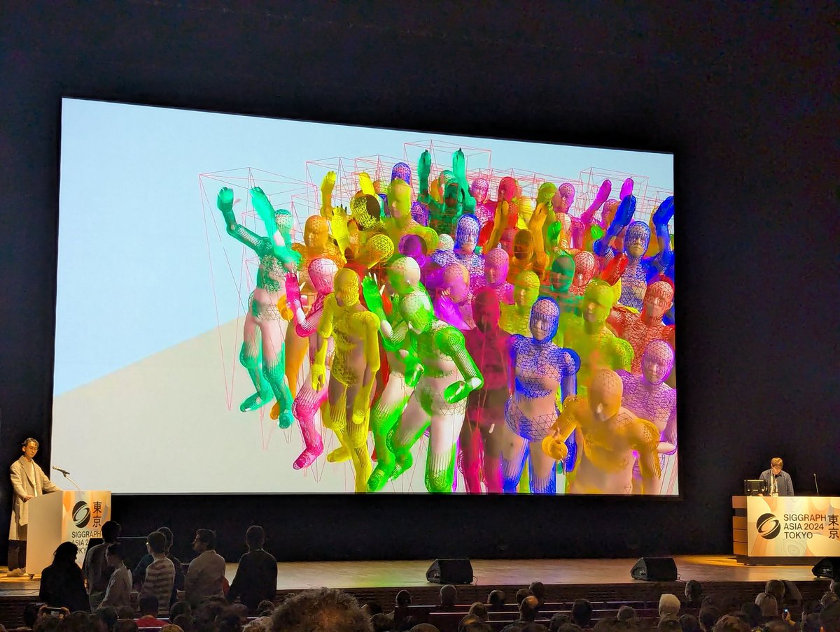 MSlab (@mslaburjc) on Twitter photo Are you interested in simulating realistic 3D crowds without collisions?
Join us for our SIGGRAPH Asia talk, "Resolving Collisions in Dense 3D Crowd Animations," during the "Characters and Crowds" session.
📍 Hall B7
🕐 Thursday at 1:40 PM
We look forward to seeing you there! Are you interested in simulating realistic 3D crowds without collisions?
Join us for our SIGGRAPH Asia talk, "Resolving Collisions in Dense 3D Crowd Animations," during the "Characters and Crowds" session.
📍 Hall B7
🕐 Thursday at 1:40 PM
We look forward to seeing you there!