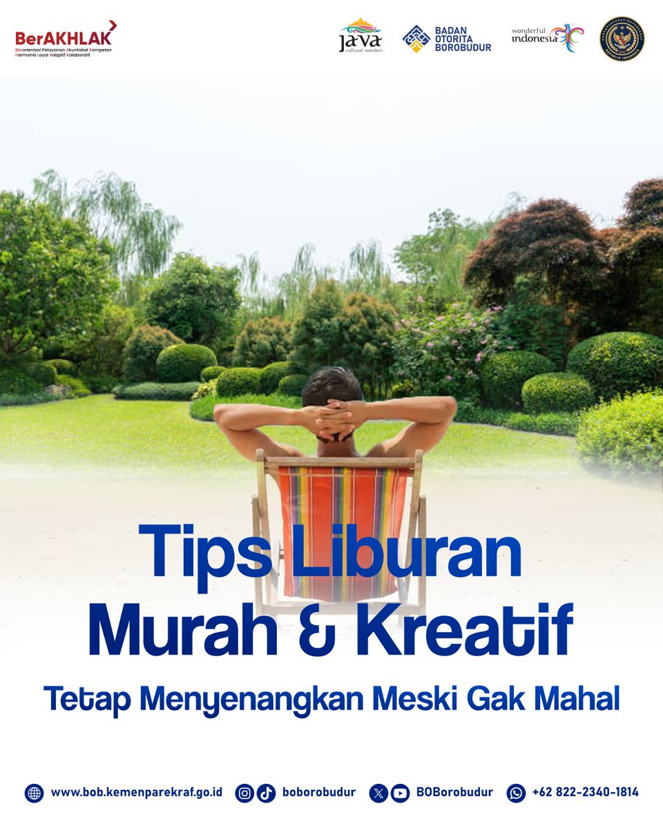BOBorobudur's tweet photo. Tips buat kaum mendang-mending, pengen ke Bali tapi isi ATM 200ribu. ๐
#TipsWisata #BOB #BOBorobudur https://t.co/VWifJYNv1s