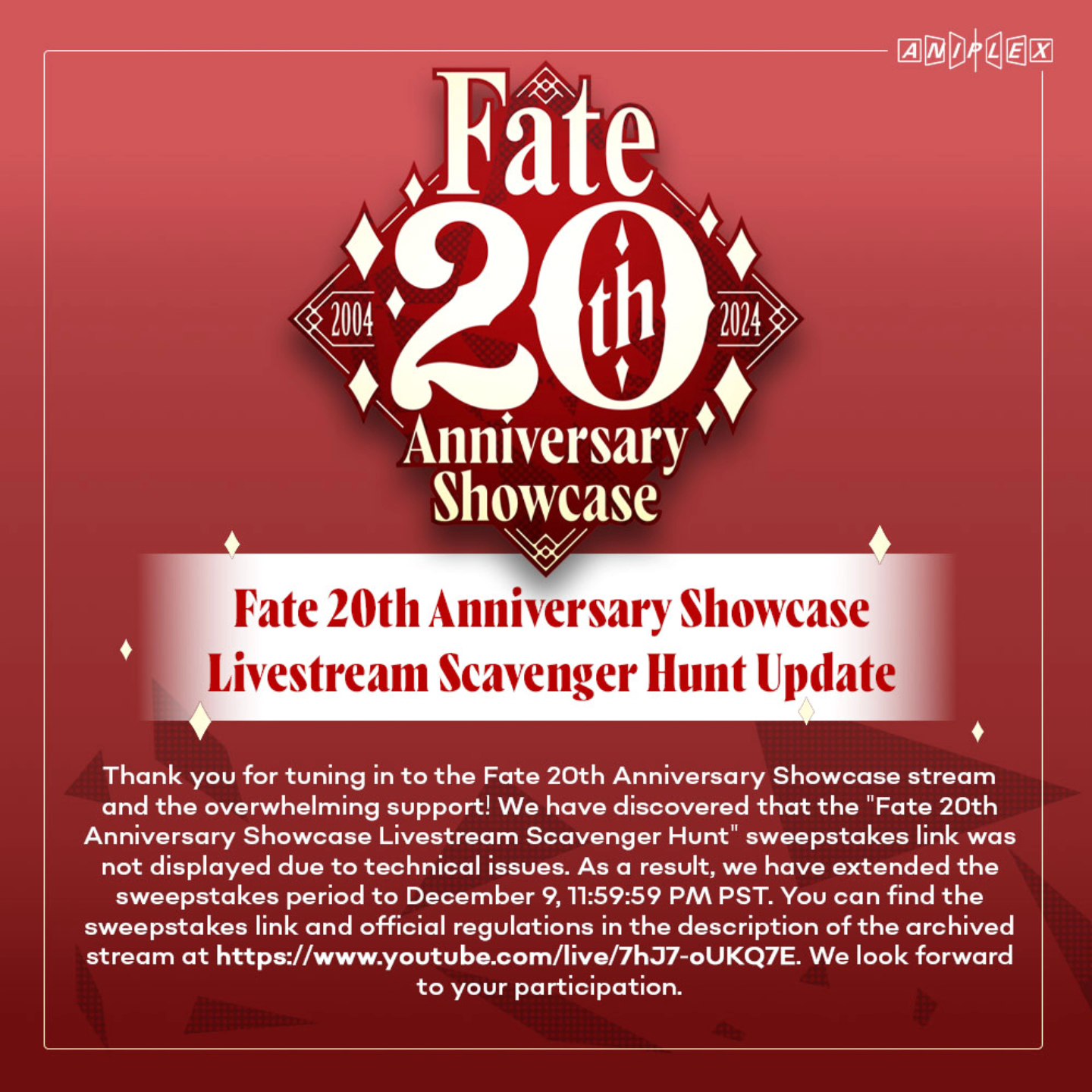 Fate 20th Anniversary Showcase (@Fate20Showcase) / X Fate 20th Anniversary Showcase (@Fate20Showcase) / X