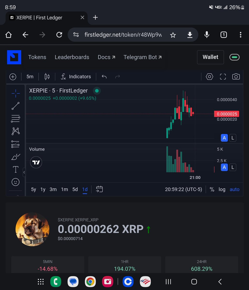 realJimDiamond's tweet photo. @web3caer Just launched about an hour ago... still has potential for a little profit... https://t.co/4Tsr0Ufqsf