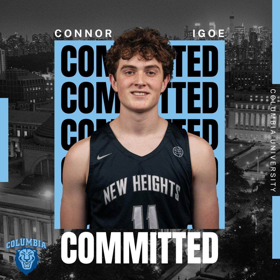 New Heights Youth Inc. (@newheightsnyc) on Twitter photo We are thrilled for <a href="/connorigoe11/">connorigoe11</a> and his family following his announcement to commit to Columbia University to play for the Lions!
Congratulations Connor! You are living proof that hard work pays off!
#NEWHEIGHTSNYC🔵🔴⚪ We are thrilled for <a href="/connorigoe11/">connorigoe11</a> and his family following his announcement to commit to Columbia University to play for the Lions!
Congratulations Connor! You are living proof that hard work pays off!
#NEWHEIGHTSNYC🔵🔴⚪