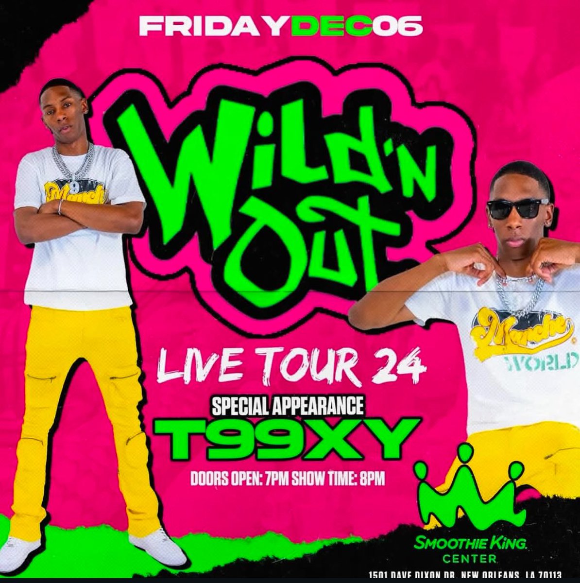 rizzy_ceo's tweet photo. T99zy will be performing live this Friday at @mtvwildnout #fedbaby @t99zy_ https://t.co/0eeo0jXyfz