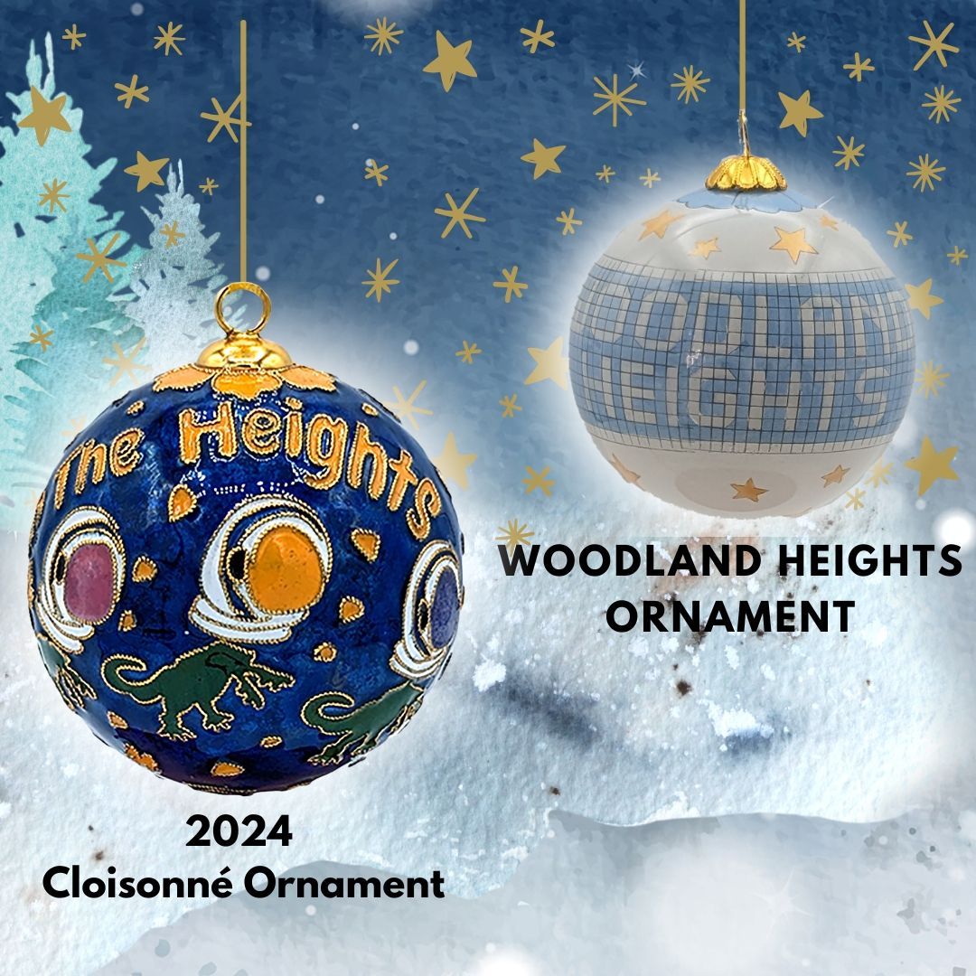Don't forget to put a Woodland Heights Ornament on your shopping list! Both the 2024 Ornaments are available online at the WHCA store buff.ly/3p4a1wI:. 
They'll look great on your tree &amp; make wonderful gifts for your family &amp; Friends!