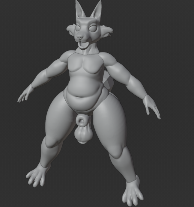 Maru_Chan237's tweet photo. Some chubby practice of my bf's Webfishing character (Ignore the tail, I'm still waiting for his ref👹)

#Furry #NSFW https://t.co/LKaPxqMKi1