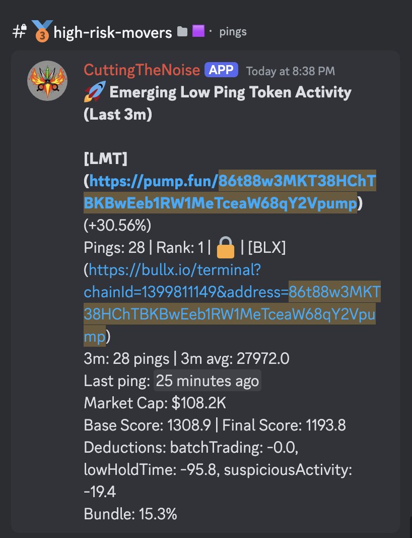 TerminalClicker's tweet photo. $lmt (limitus) is a really weird one. got an early ping at 108k mcap and this quickly sent to about $2.3m before retracing back to $1m. as of right now $lmt is at $1.4m mcap, but very little liquidity. turns out dev burned their entire stash of 150m coins. https://t.co/xKwqL8w6U4
