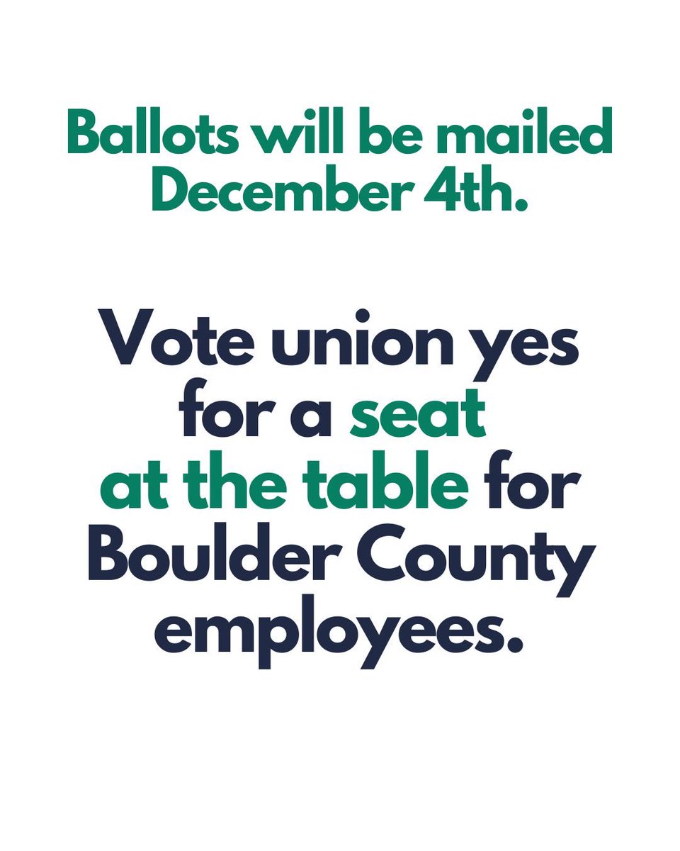 Boulder County Employees Union tweet media