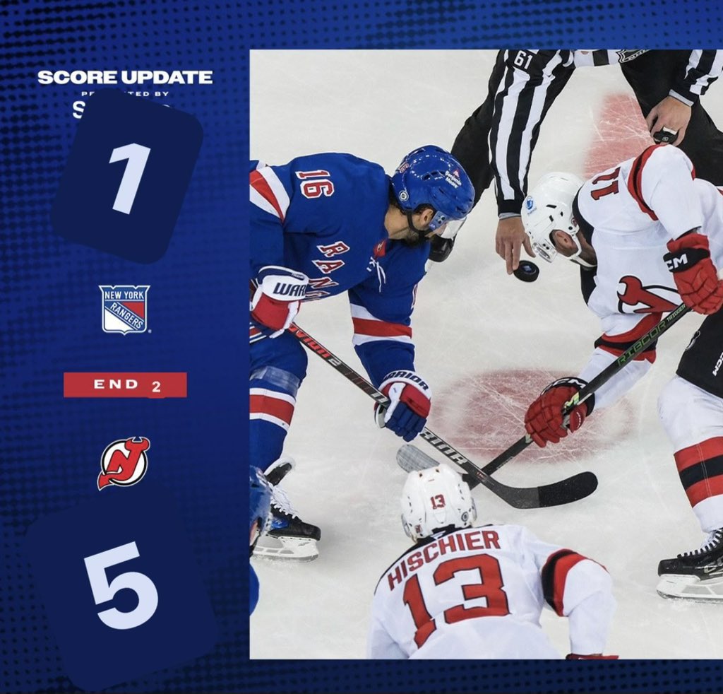 Seems you forgot your 2nd intermission score graphic, @nyrangers. Happy to help.