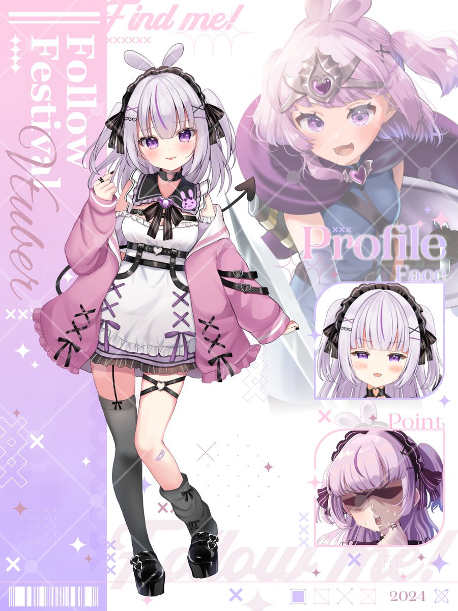 ꕤ #12月のVTuberフォロー祭り ꕤ*⁎* うさみみ悪魔で子生意気なおも