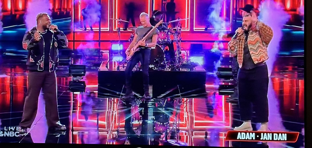 StopEditor's tweet photo. Here is Shye’s competition- Adam. They’re both very good musically but Shye has a serious calmness that makes her stand out   #TheVoice2024   #theVoice https://t.co/W02hIZ5zSL