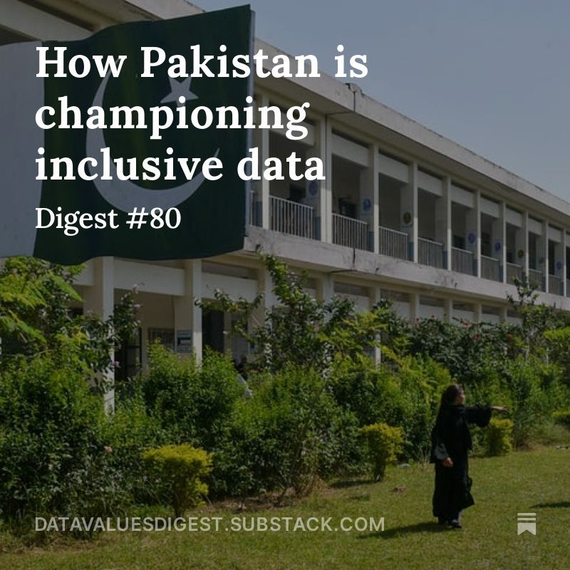 Data4SDGs's tweet image. Pakistan is championing #InclusiveData by:
✅ Challenging census methods
✅ Fighting for representation
✅ Advancing partnerships w/ @Sightsavers + @PBSofficialpak
Read the latest #DataValues Digest by @monagilani to learn more ➡️ buff.ly/3VgAbOD