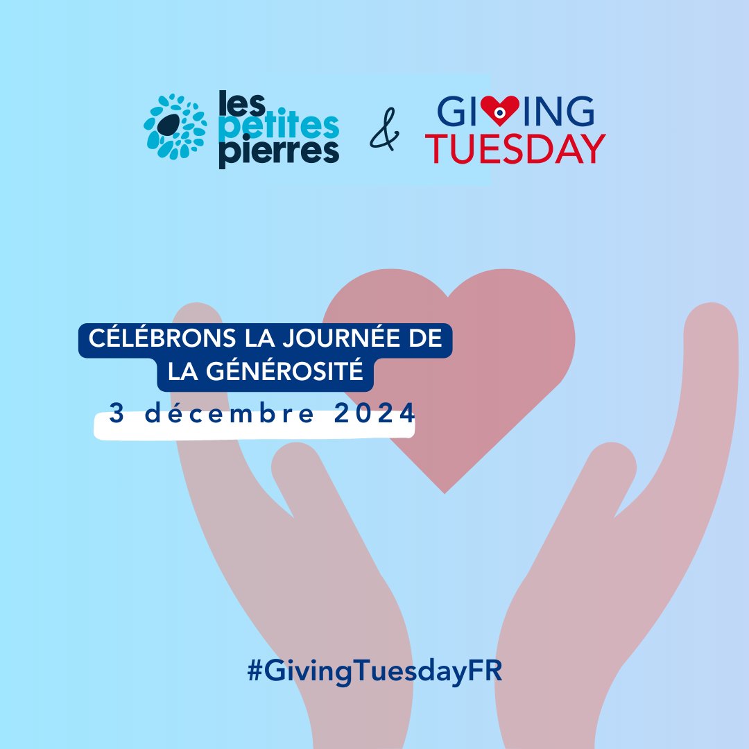 Célébrons ensemble le #GivingTuesdayFr ! 💗 Rejoignez le mouvement en soutenant un projet d'habitat solidaire sur lespetitespierres.org. 💪 Permettez à une #association de terminer sa collecte ce soir avant minuit ! ⏳ En savoir plus 👉 ow.ly/g3oK50UeSus