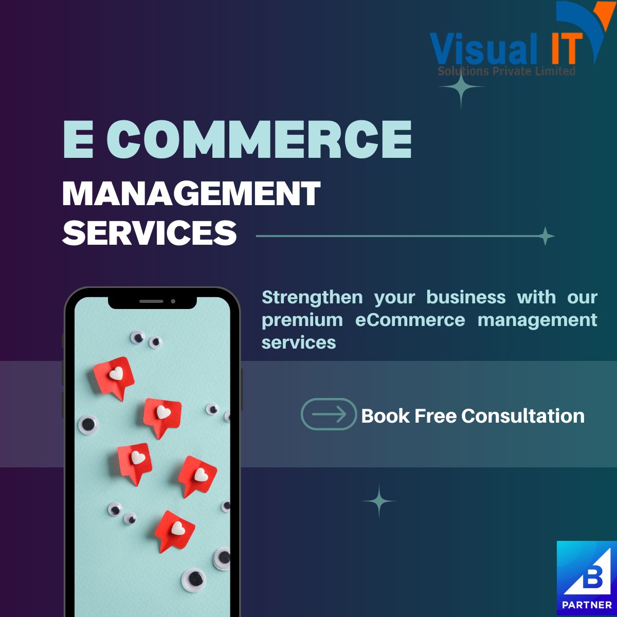 vit_hyd's tweet image. Elevate your eCommerce business with Visual IT Solutions! 
Our premium management services ensure your online store thrives. Book a Free Consultation today! #eCommerce #BusinessGrowth #VisualIT #Consultation