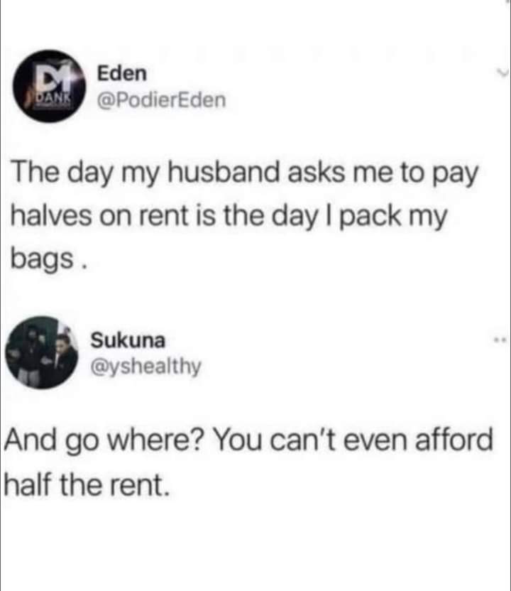 couriousnomad's tweet image. Vi skal have en snak om hvem der betaler regningerne...

Hvis alt skal være lige i det her samfund, så skal vi have alle aspekterne med.

#ligestilling #ligeværd #ligeløn #mænd #kvinder