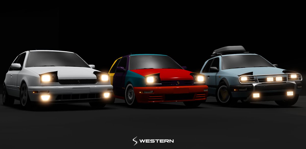 Less size, more uniqueness. The Western Python!

Whether you want one that's simple and small, or one that shows off, or one ready to get dirty, there's a Python [or Cervid] for everyone!

These little hatchbacks are coming soon to <a href="/Greenville_RBLX/">Greenville Roblox Official</a>