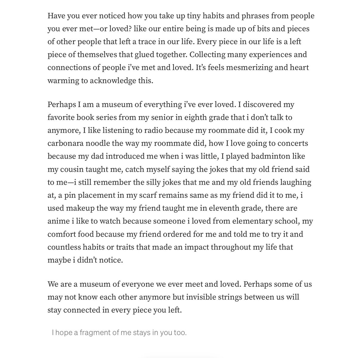 caught myself writing at 3 AM