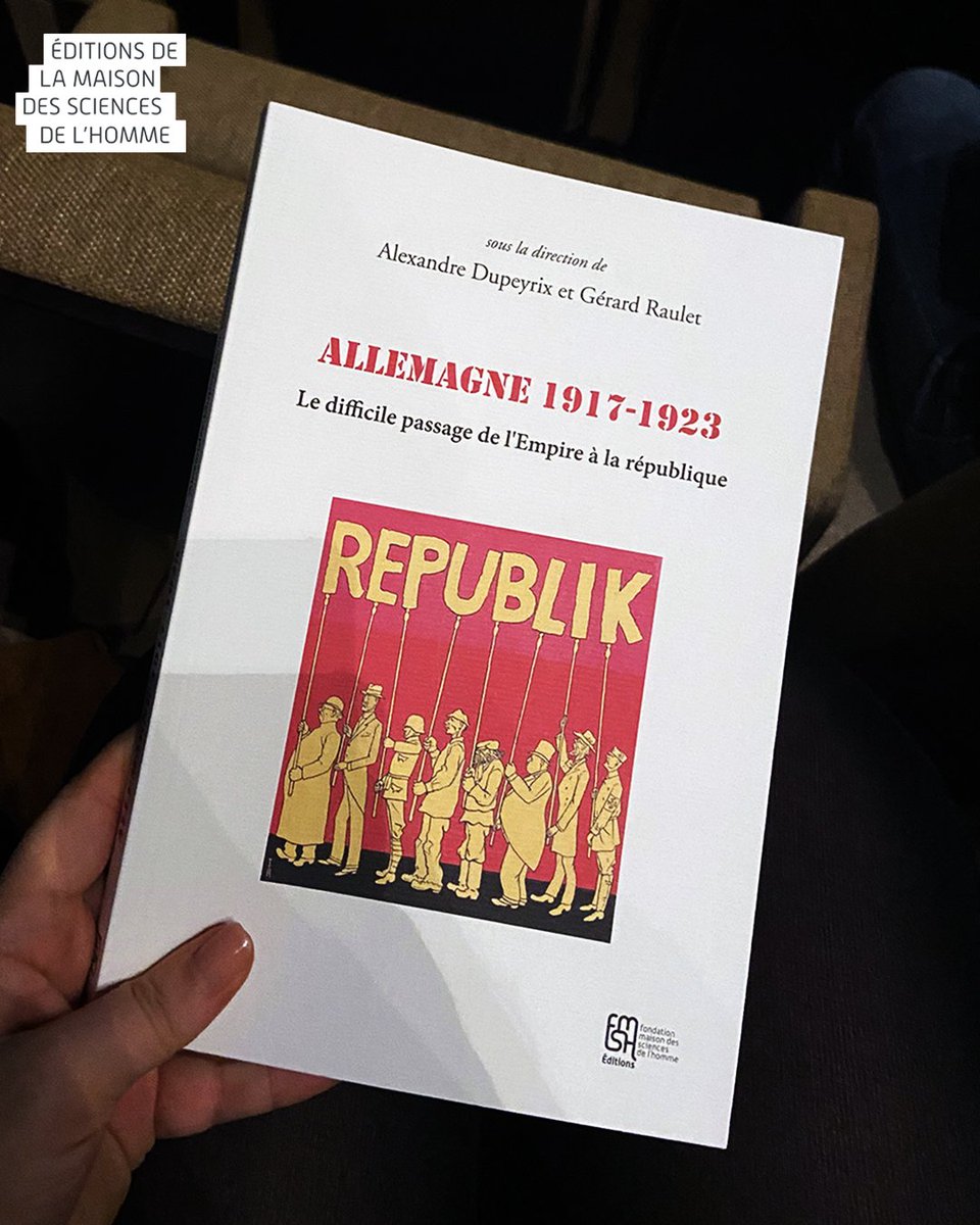 📚#VendrediLecture
🇩🇪En 1918, l’Allemagne impériale devint une #république 
⭐️Découvrez dans "Allemagne (1917-1923)" le portrait passionnant de cette transition politique : parlementarisation, #violence #politique, mouvement #féministe, etc.
👉En savoir +: urlr.me/hcP4p7