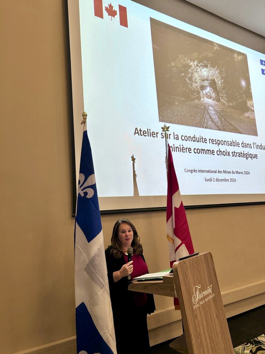 Isabelle Valois (@isabellevalois6) on Twitter photo 🇨🇦 & 🇲🇦 ont tous 2 une longue tradition minière. Hier j’ai eu plaisir de participer à la 6e édition des rencontres 🇨🇦🇲🇦sur la conduite responsable des entreprises dans le secteur minier.
🙏🏻 <a href="/QuebecRabat/">Québec à Rabat</a> pour cette activité conjointe & 🙏🏻 à nos partenaires 🇲🇦&🇲🇷 participation. 🇨🇦 & 🇲🇦 ont tous 2 une longue tradition minière. Hier j’ai eu plaisir de participer à la 6e édition des rencontres 🇨🇦🇲🇦sur la conduite responsable des entreprises dans le secteur minier.
🙏🏻 <a href="/QuebecRabat/">Québec à Rabat</a> pour cette activité conjointe & 🙏🏻 à nos partenaires 🇲🇦&🇲🇷 participation.