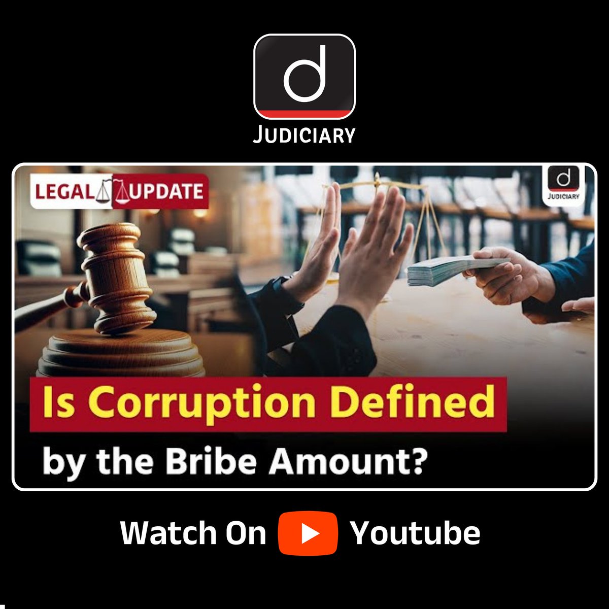 Law_Drishti's tweet image. Bribery &amp;amp; Corruption | Section 20 of Prevention of Corruption Act | Legal Update
.
Link: youtube.com/watch?v=ThNBXW…
.
#BriberyandCorruption #PreventionofCorruptionAct #LegalUpdate #DrishtiJudiciary