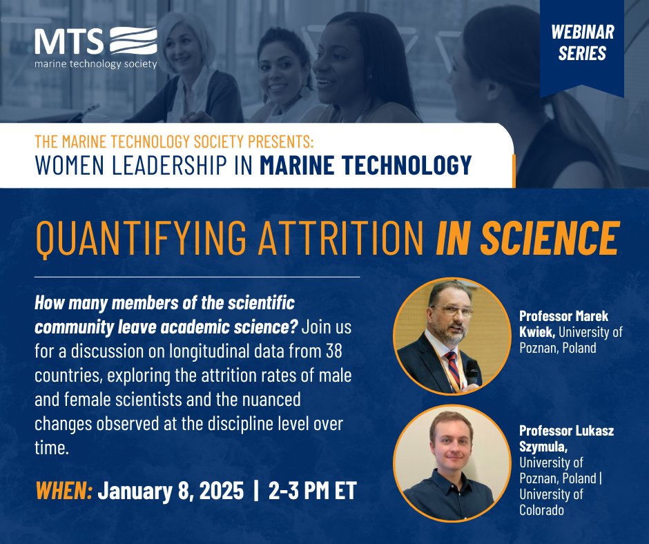How does attrition in science differ across genders, academic disciplines, and over time? 

Please join us for a discussion of longitudinal data from 38 countries comparing attrition of men and women scientists. 

January 8, 2025. Registration open here:

register.gotowebinar.com/register/74931…