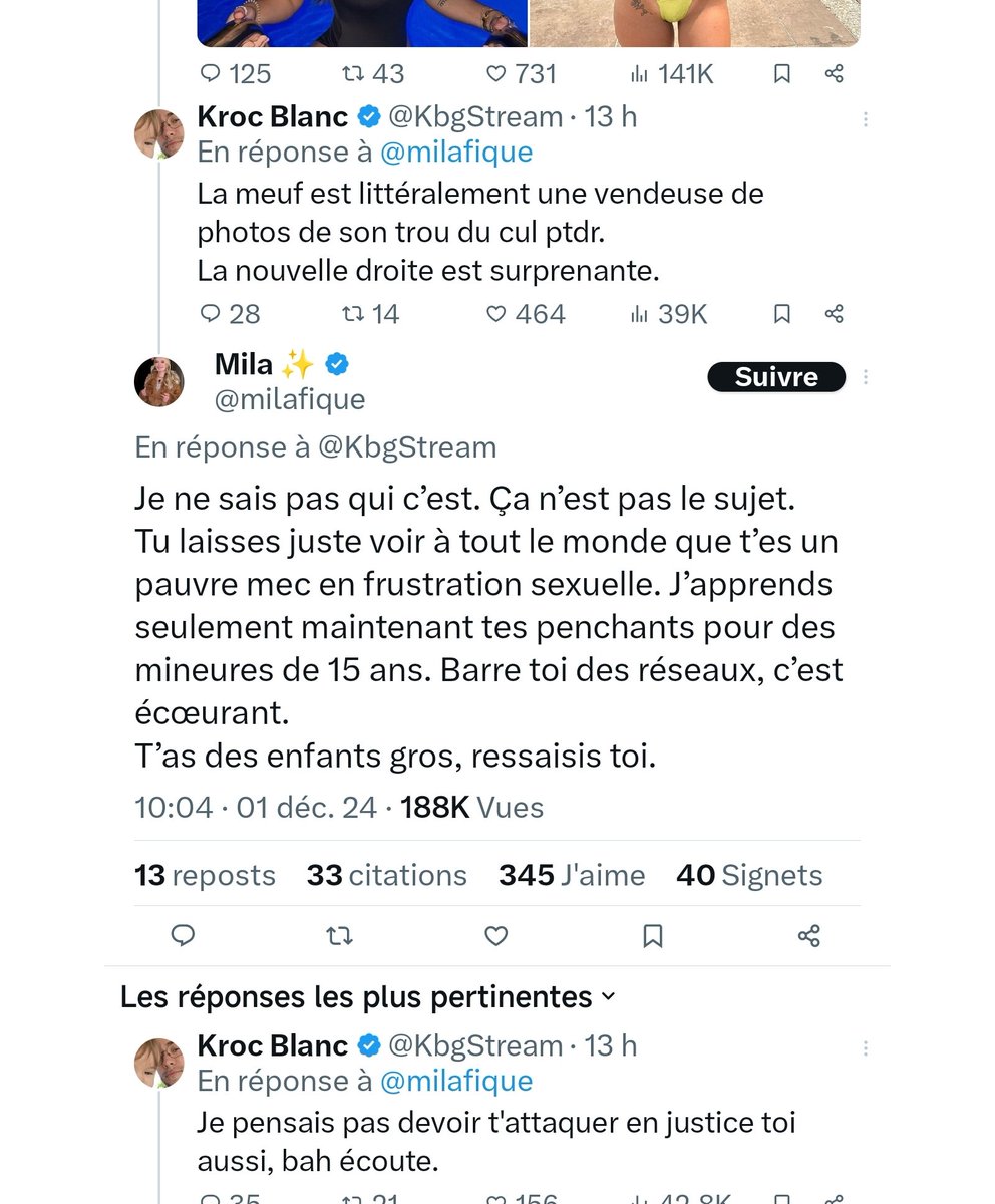 Kroc Blanc vs Mila 🍿