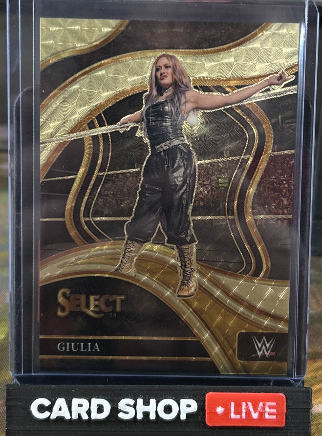 tybalchief's tweet photo. i don't do this... the whole "breaking news" thing... but i truly feel like this deserves it, as its being added to the tracker.

the GIULIA RINGSIDE GV 1/1 has been pulled! 
@giulia0221g 

wanna know if your chase 1/1 is out there? 
➡️ https://t.co/W6c1D4AWYi 

#wrestlingcards https://t.co/YlJkcgfs98