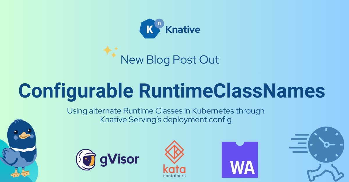 Exciting Update for Knative Users! We’re thrilled to announce our latest blog post: Configurable RuntimeClassNames by Caleb Woodbine🎉. Learn how to leverage alternate Runtime Classes in Kubernetes through Knative Serving’s deployment configuration.

knative.dev/blog/articles/…
