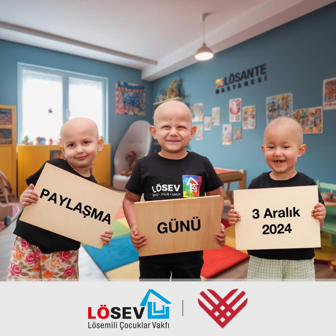 Paylaşmanın gücüyle dünyayı daha güzel bir yer haline getirebiliriz! #PaylaşmaGünü için harekete geçiyoruz!

“Bağışınız Gönül Bağımız” diyerek düzenli bağışın önemine dikkat çekiyor, sizleri bu dayanışmaya davet ediyoruz❤️
🔗 losev.org.tr/duzenli
#GivingTuesday