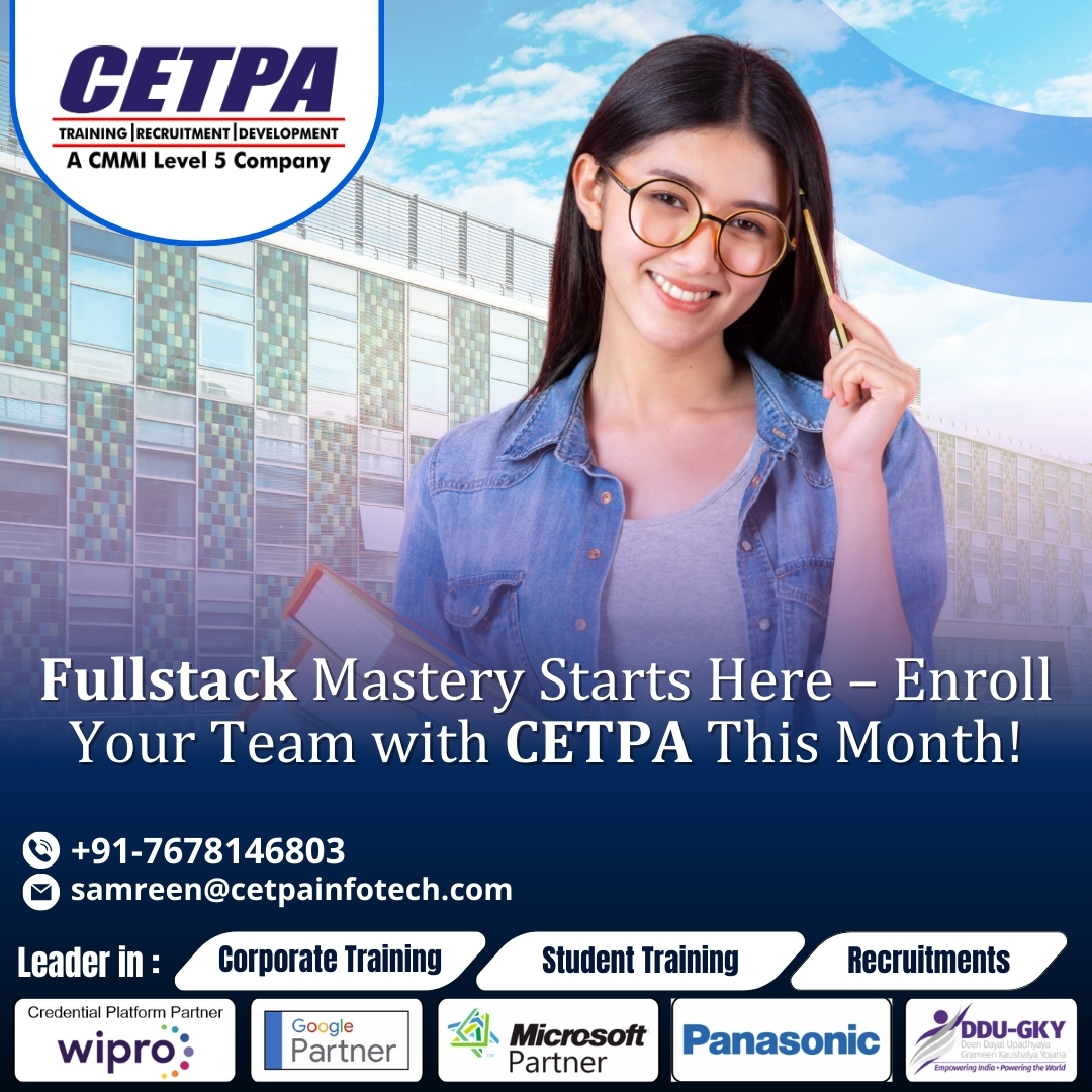 cetpainfo's tweet image. From sleek interfaces to robust back-end systems 🌐, empower your team to master the complete Fullstack journey with CETPA’s corporate training. Build smarter, code better!
.
.
👉Click Here: shorturl.at/80JMw

#cetpainfotech #FullstackTraining #WebDevelopment