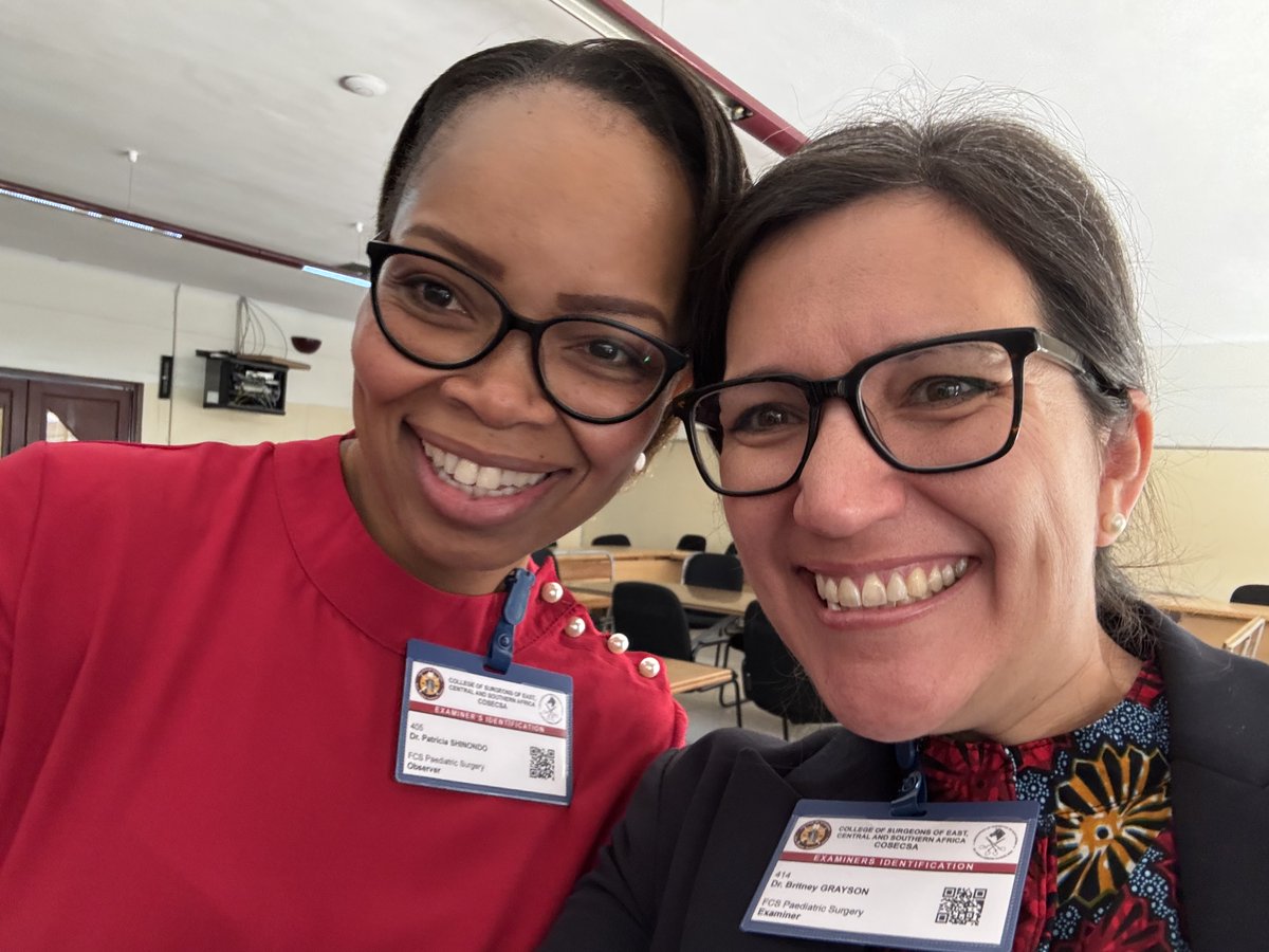 Britney Grayson, MD, PhD (@britneygrayson) on Twitter photo 🎶It's the most wonderful time of the year🎶 AKA <a href="/cosecsa/">COSECSA</a> #COSECSA2024, hosted by <a href="/SurgicalSZ/">SurgicalSocietyOfZim</a>, AKA the annual meet up with all my surgeon conference besties... SO many selfies to come! Oh heyyy Dr. <a href="/p_shins/">Patricia Shinondo MD</a> :) I'll get confused for you any day of the week! 🎶It's the most wonderful time of the year🎶 AKA <a href="/cosecsa/">COSECSA</a> #COSECSA2024, hosted by <a href="/SurgicalSZ/">SurgicalSocietyOfZim</a>, AKA the annual meet up with all my surgeon conference besties... SO many selfies to come! Oh heyyy Dr. <a href="/p_shins/">Patricia Shinondo MD</a> :) I'll get confused for you any day of the week!