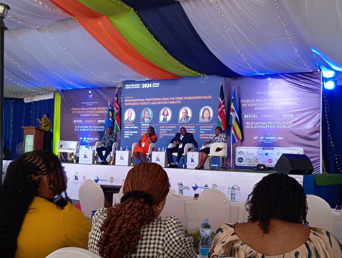 Day 2 of #PRSKSummit2024

Topic: Organisational Positioning using the three V's (Building Value, Increasing Visibility, and Driving Viability) 

Very insightful session from CEO's on the balance between leadership-politics and ensuring success.

<a href="/DavidOmwoyo/">David Omwoyo, MBS</a> <a href="/KimetoLilian/">KimetoLilian</a>