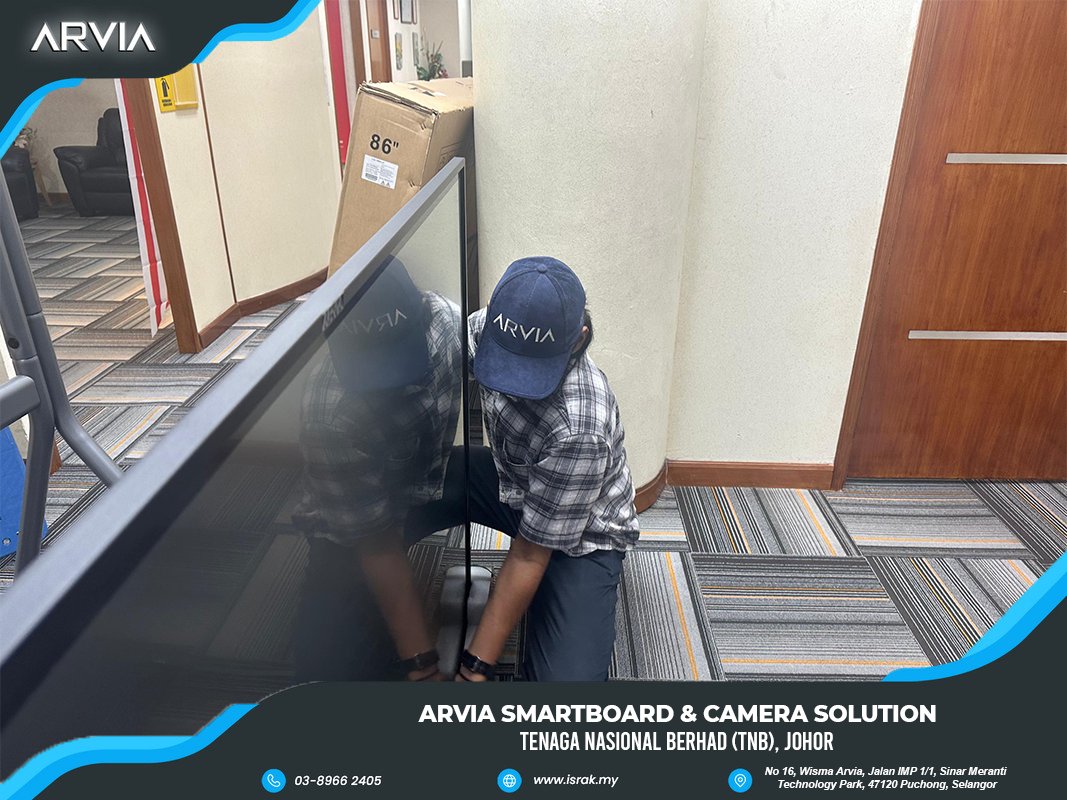 arviaav's tweet photo. Deliver, Installation &amp; Training for Smartboard ARV100-65" &amp; Advanced Camera Solution at TNB Johor ✅. 
 
For more information please visit our official website: https://t.co/kUUWo1r4vU 
 
#smartsolutions #interactivetechnology #interactivesmartboard #camerasolution #technology https://t.co/IRJ7zSl5er