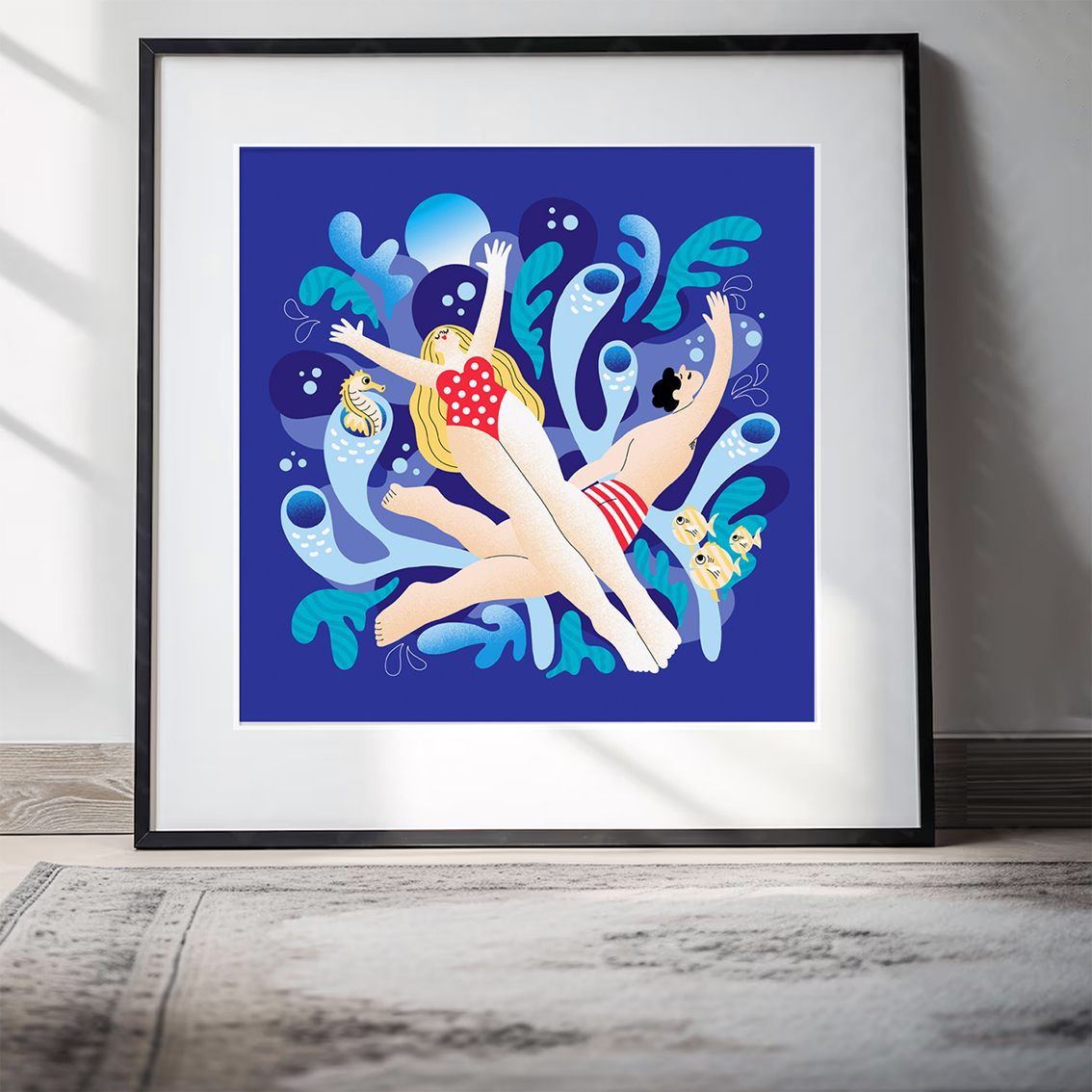 - Tirage d’art signé 30x30 cm
- Impression jet d'encres pigmentaires
- Papier aquarelle 210 g. 
- Vendu non encadré
- 30 € + 10 € de frais d’envoi 
- Commande en mp

👉 clod-illustrateur.fr/shop
#illustration #digitalart #tirageart #deco #aquatique #exotique #mer #ocean #poisson