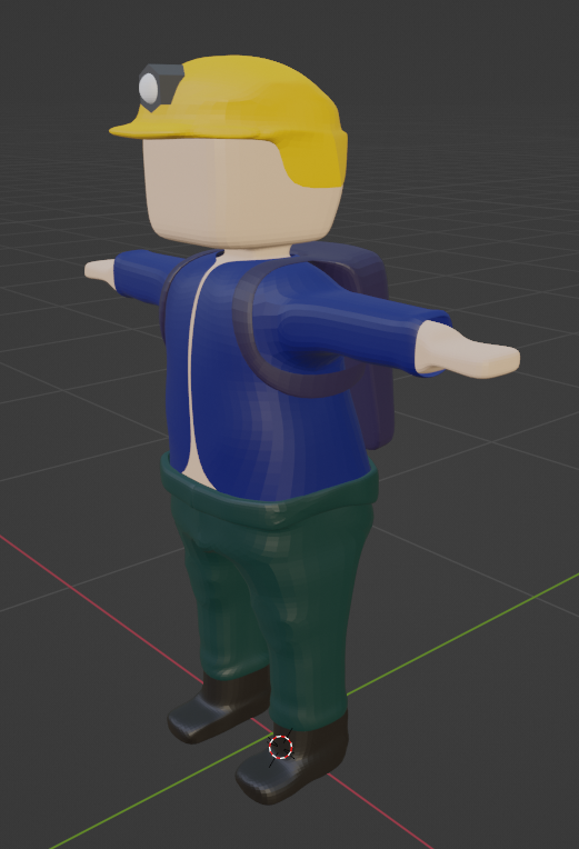 MaxHakster's tweet photo. #GofY #3d #GameDev #3dmodeling #3DModel #IndieGame #unity3d 

👾 Впервые попробовал сделать одежду. Открываю для себя мир 3D моделирования — увлекает 😄
Также сделал скелет и привязку тела и одежды.
Приятно видеть, как модель оживает. Теперь нужно сделать текстуры. https://t.co/Rpr4zbG7Ot