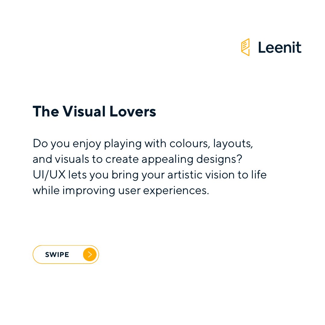 Leenittech's tweet photo. Wondering if UI/UX design is the right career for you? 

Have you always been curious about how some apps are so easy to use while others frustrate you? ⬇️ https://t.co/FZ5vEQ3Ydg