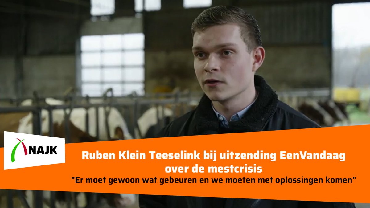 MEST | Gister was portefeuillehouder Ruben Klein Teeselink te zien bij een uitzending van EenVandaag. Deze uitzending stond in het kader van de #mestcrisis. "Er moet gewoon wat gebeuren en we moeten met oplossingen komen."

➡️ ap.lc/bbhdD