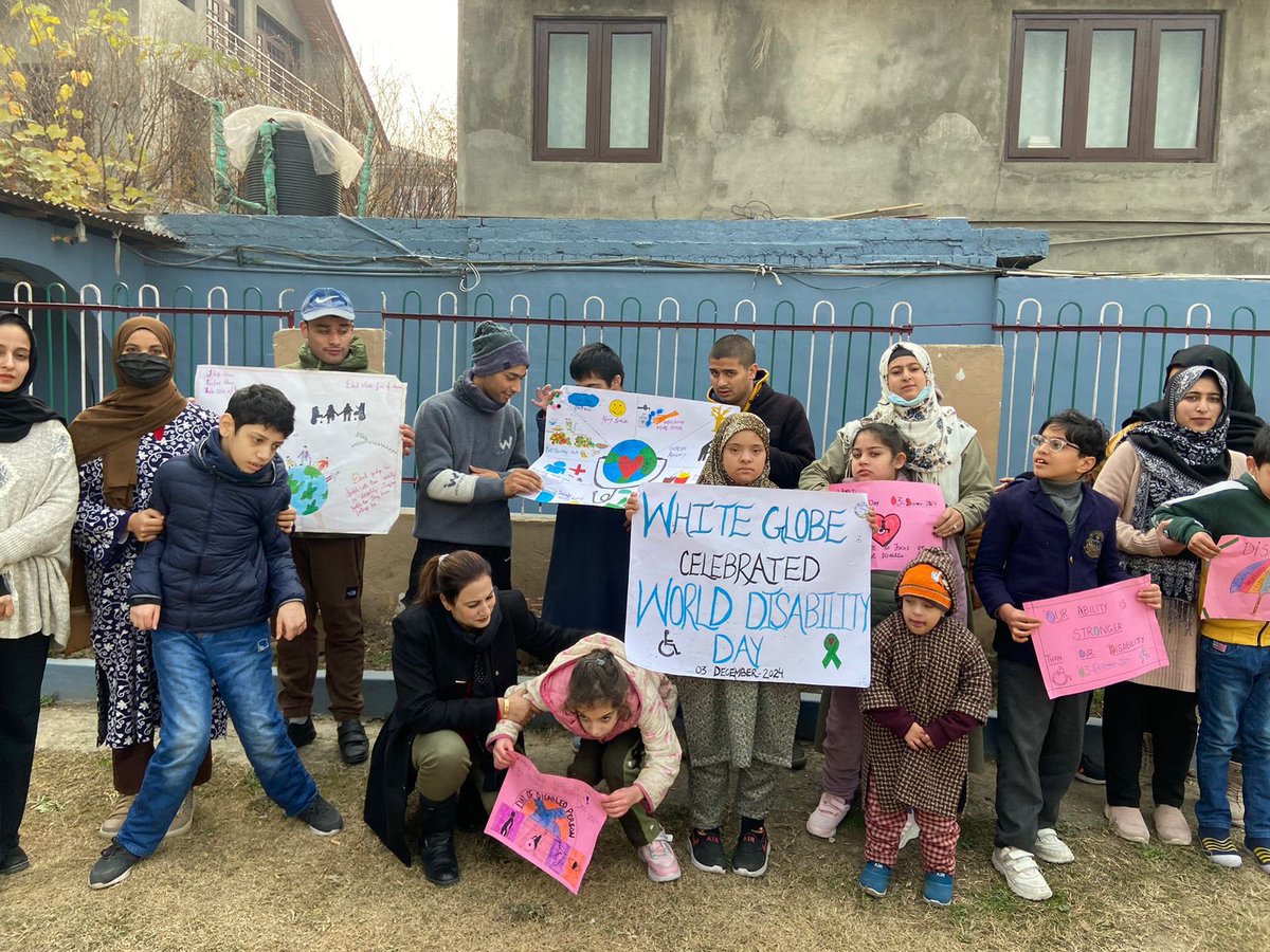 SheikhSaba14's tweet photo. Today, I had privilege of spending time with specially abled children. Their smiles, laughter &amp; resilience were truly inspiring.The time spent with them has energized me to do more for these incredible children #WorldDisabilitiesDay  
@MehboobaMufti @IltijaMufti_ @jkpdp https://t.co/vOuCA1tVtZ