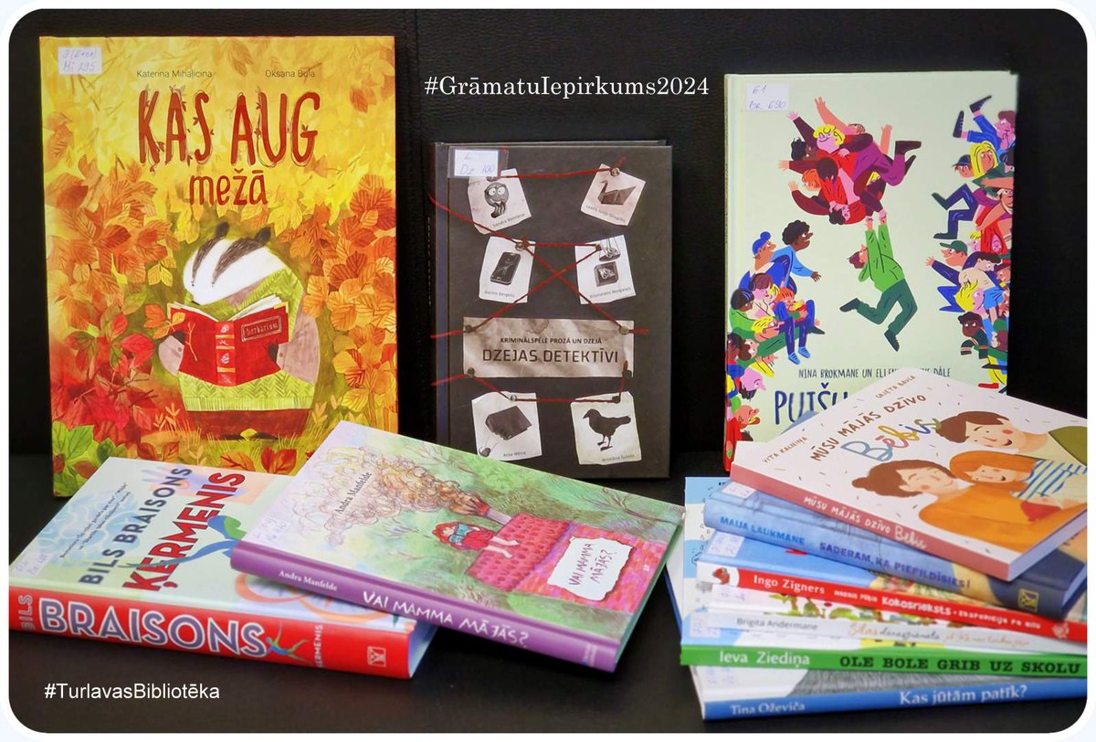 Krājums papildināts ar 17 grāmatām par summu 168 EUR projekta “Grāmatu iepirkums publiskajām bibliotēkām” ietvaros. 

Paldies <a href="/LNB_lv/">Nacionālā bibliotēka</a>  un  <a href="/KM_kultura/">Kultūras ministrija</a> par atbalstu!
#TurlavasPagasts #KuldīgasNovads #GrāmatuIepirkums