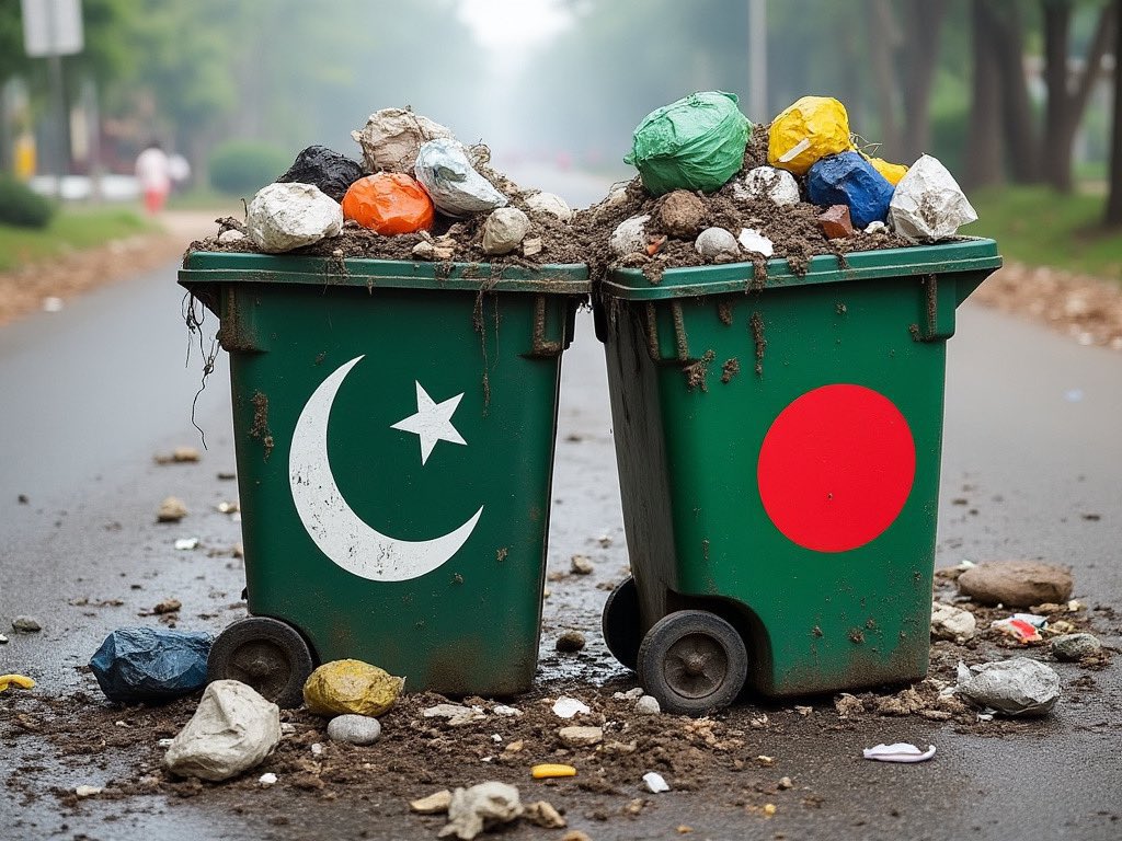 idfarooqui's tweet photo. Two countries were carved out of India. Both of them ended up as garbage. https://t.co/1VY2hh4VX9