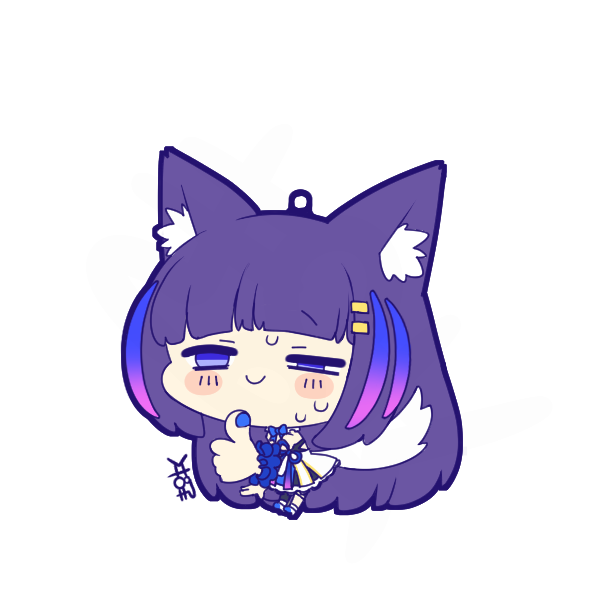 「ウィンクができない狼さん描きましたついでに穴を付けたラバスト風のも置いときますね」|き゜ょにく😨4コマ投稿中のイラスト